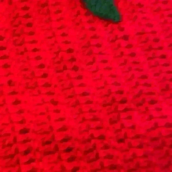 Noel Christmas Tree Skirt Hand-Knit Crocheted - Picture 5 of 7
